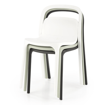 Jedálenská stolička SCK-490 biela 1