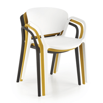 Jedálenská stolička SCK-491 biela 1