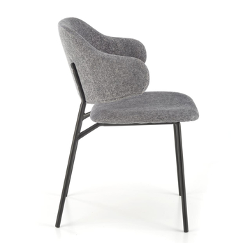 Jedálenská stolička SCK-497 sivá/čierna 2