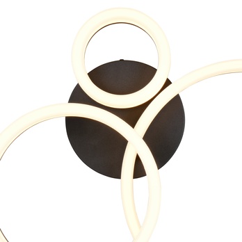 Stropné LED svietidlo SCOPE 2 čierna/biela 4