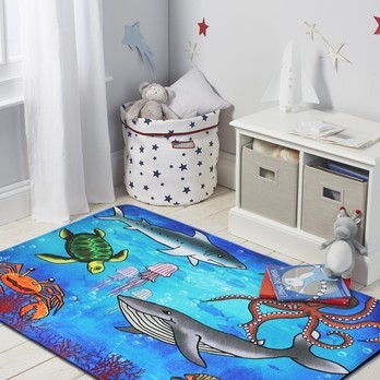 Detský koberec SEA WORLD viacfarebná, 110x160 cm 1