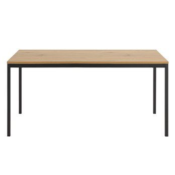 Jedálenský stôl SEAFORD 160 matný divoký dub/matná čierna 2