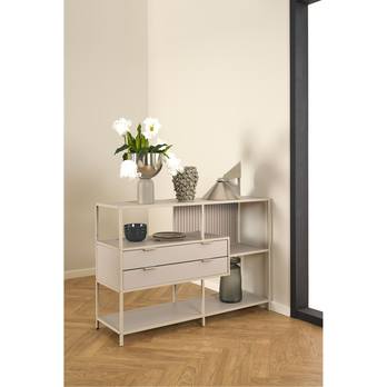 Regál/knižnica SEAFORD 18 sivá 2