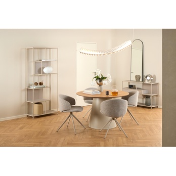 Regál/knižnica SEAFORD 18 sivá 3