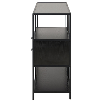 Regál/knižnica SEAFORD 18 čierna 3