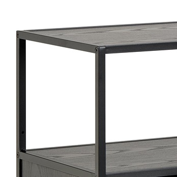 Regál/knižnica SEAFORD 18 čierna 4