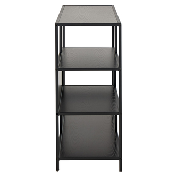 Regál/knižnica SEAFORD 19 čierna 5