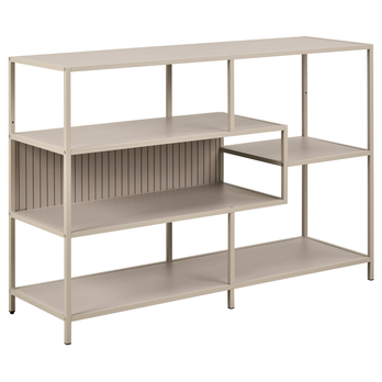 Regál/knižnica SEAFORD 19 sivá 3