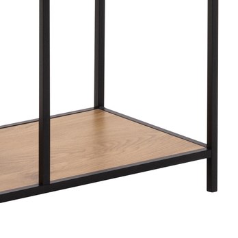 Regál/knižnica SEAFORD 21 dub divoký/čierna 6