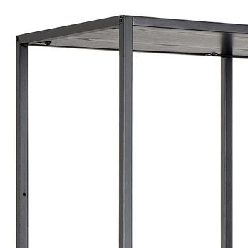 Regál/knižnica SEAFORD 21 čierna 6