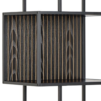 Regál/knižnica SEAFORD 21 čierna 7