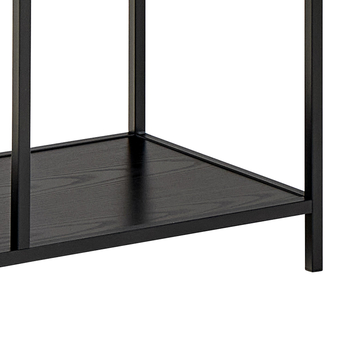 Regál/knižnica SEAFORD 21 čierna 8