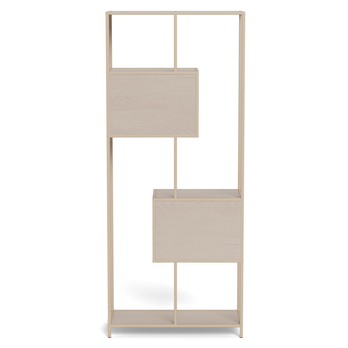 Regál/knižnica SEAFORD 21 sivá 4