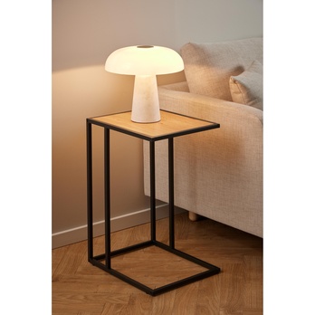 Odkladací stolík SEAFORD 2 dub/čierna 1