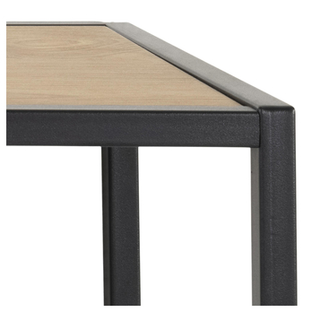 Nástenný vešiak SEAFORD 2 čierna/dub divoký 3