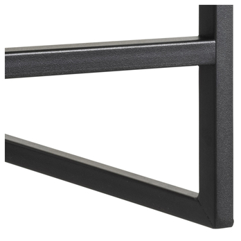 Nástenný vešiak SEAFORD 2 čierna/dub divoký 4