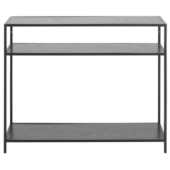 Konzolový stolík SEAFORD 2 čierna 2