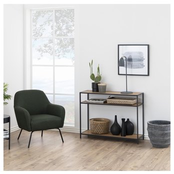 Konzolový stolík SEAFORD 2 čierna/dub divoký 1