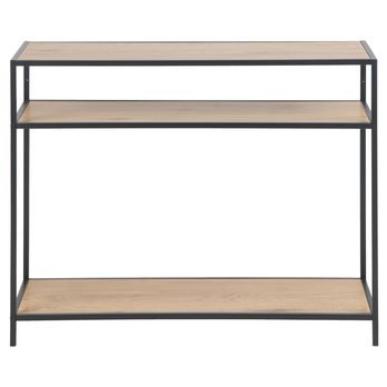 Konzolový stolík SEAFORD 2 čierna/dub divoký 2