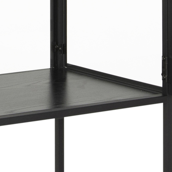 Vitrína SEAFORD 3 čierna 7