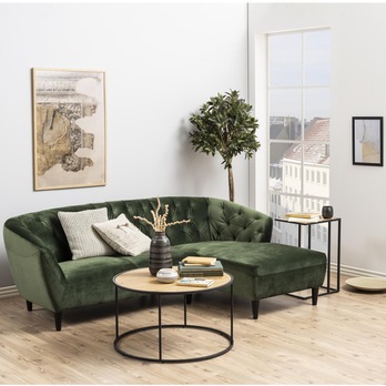 Konferenčný stolík SEAFORD 3 dub divoký/čierna 1