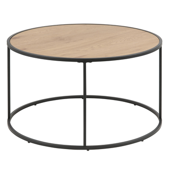 Konferenčný stolík SEAFORD 3 dub divoký/čierna 2