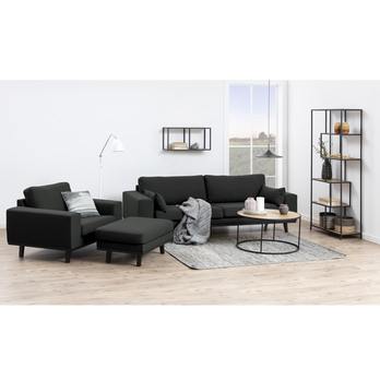 Konferenčný stolík SEAFORD 3 dub divoký/čierna 3