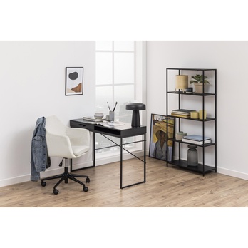 Písací stôl SEAFORD 4 čierna 2