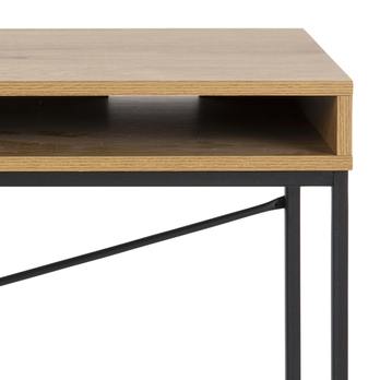 Písací stôl SEAFORD 4 dub/čierna 7