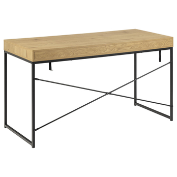 Písací stôl SEAFORD 5 dub/čierna 5