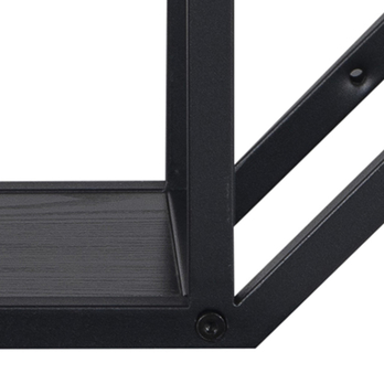 Nástenný regál SEAFORD čierna 6