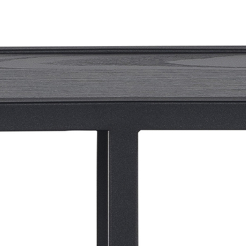 Nástenný regál SEAFORD čierna 7