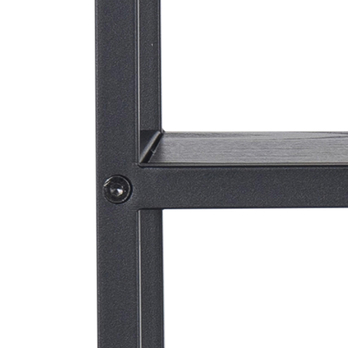 Nástenný regál SEAFORD čierna 8