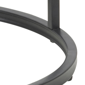 Odkladací stolík SEAFORD dub/čierna 6