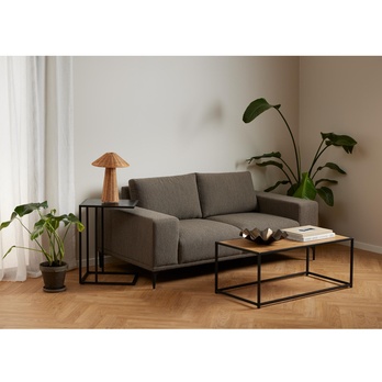 Konferenčný stolík SEAFORD dub divoký/čierna 7