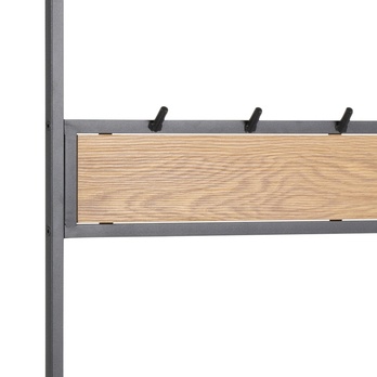 Predsieňová zostava SEAFORD divoký dub/čierna 5