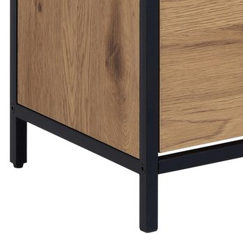 Skrinka na topánky SEAFORD čierna/matná čierna 7