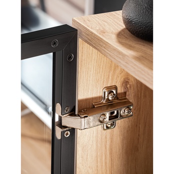 TV komoda SEAN prírodná/čierna 4