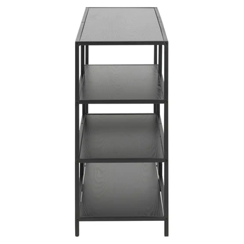 Regál SEANO čierna, šírka 114 cm 3