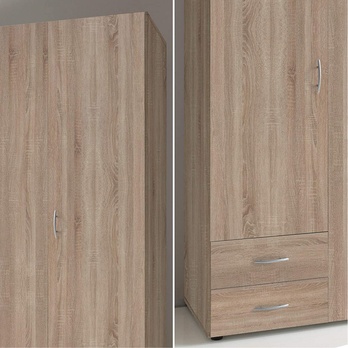 Šatníková skriňa SEBA 3 dub sonoma 3