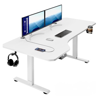 Písací stôl SEDENTARY biela 3
