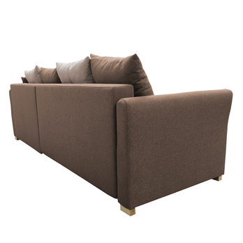 Sedacia súprava SELAVI pravá, hnedá 4