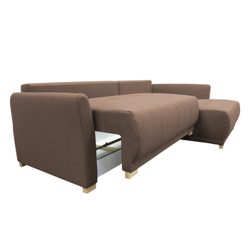 Sedacia súprava SELAVI pravá, hnedá 6