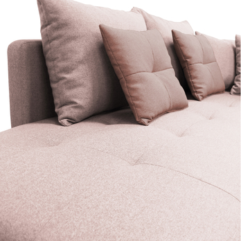 Pohovka/Diván SELAVI pravá, ružová 6