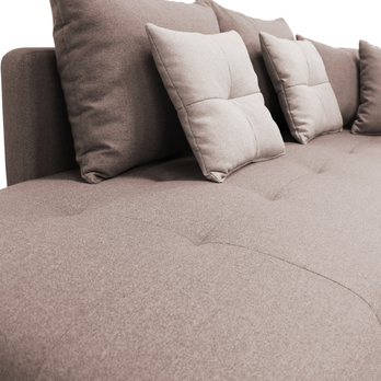 Pohovka/Diván SELAVI pravá, hnedá 6