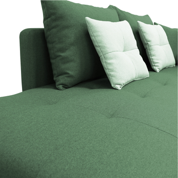 Pohovka/Diván SELAVI pravá, zelená 6