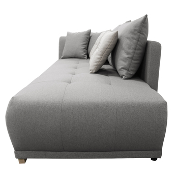 Pohovka/Diván SELAVI ľavá, svetlosivá 4