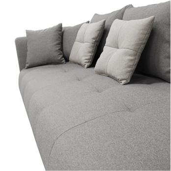 Pohovka/Diván SELAVI ľavá, svetlosivá 6