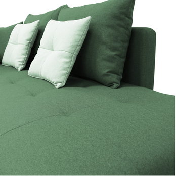 Pohovka/Diván SELAVI ľavá, zelená 6