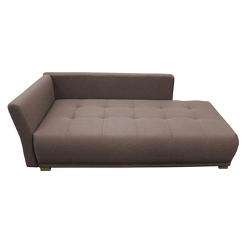 Pohovka/Diván SELAVI ľavá, hnedá 2